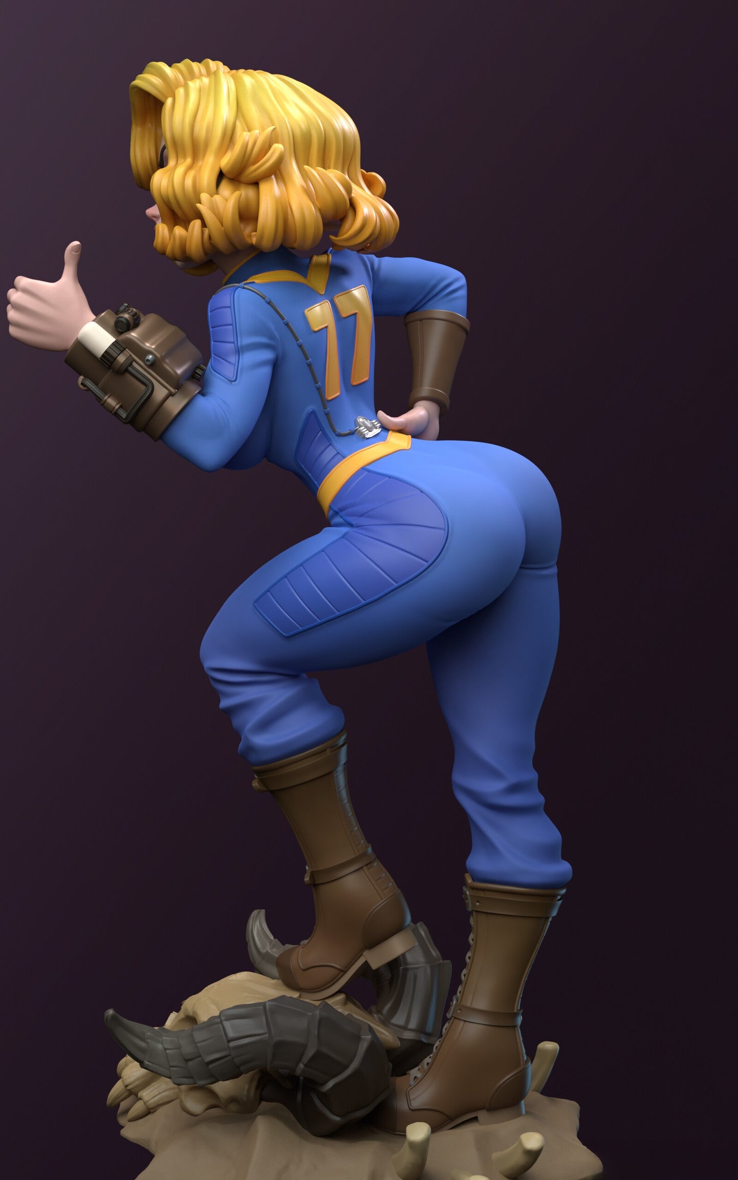 Vault Girl NSFW - Fallout - STL 3D Print Files