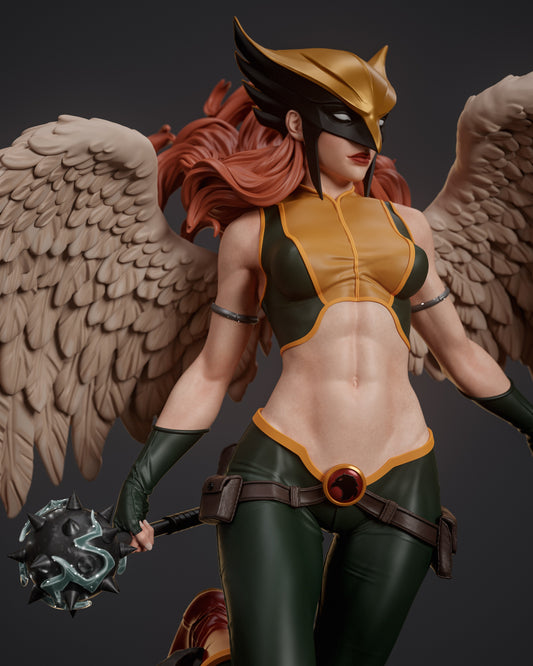 3418 Hawkgirl - DC Comics - STL 3D Print Files