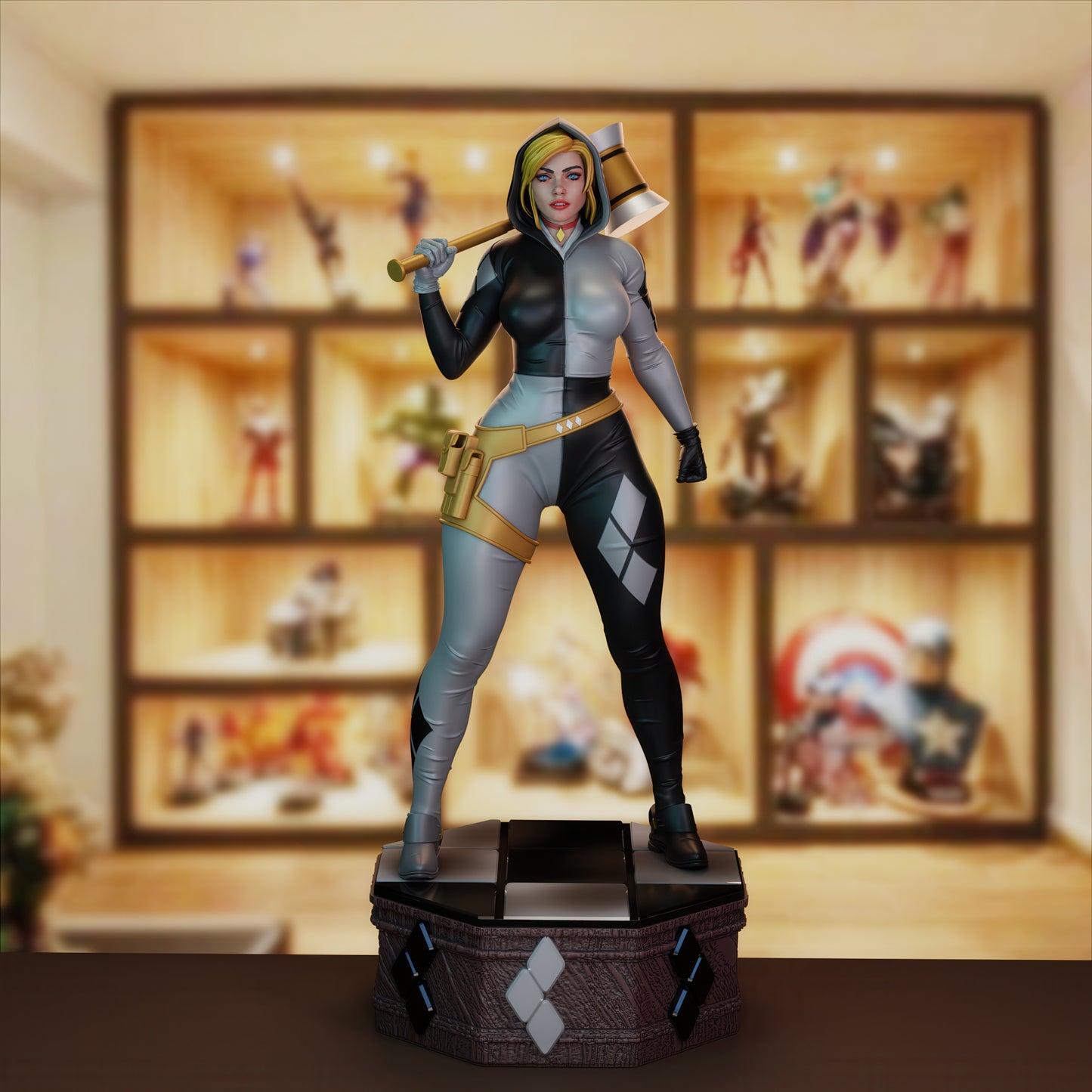 4169 Harley Quinn Noir NSFW - STL 3D Print Files