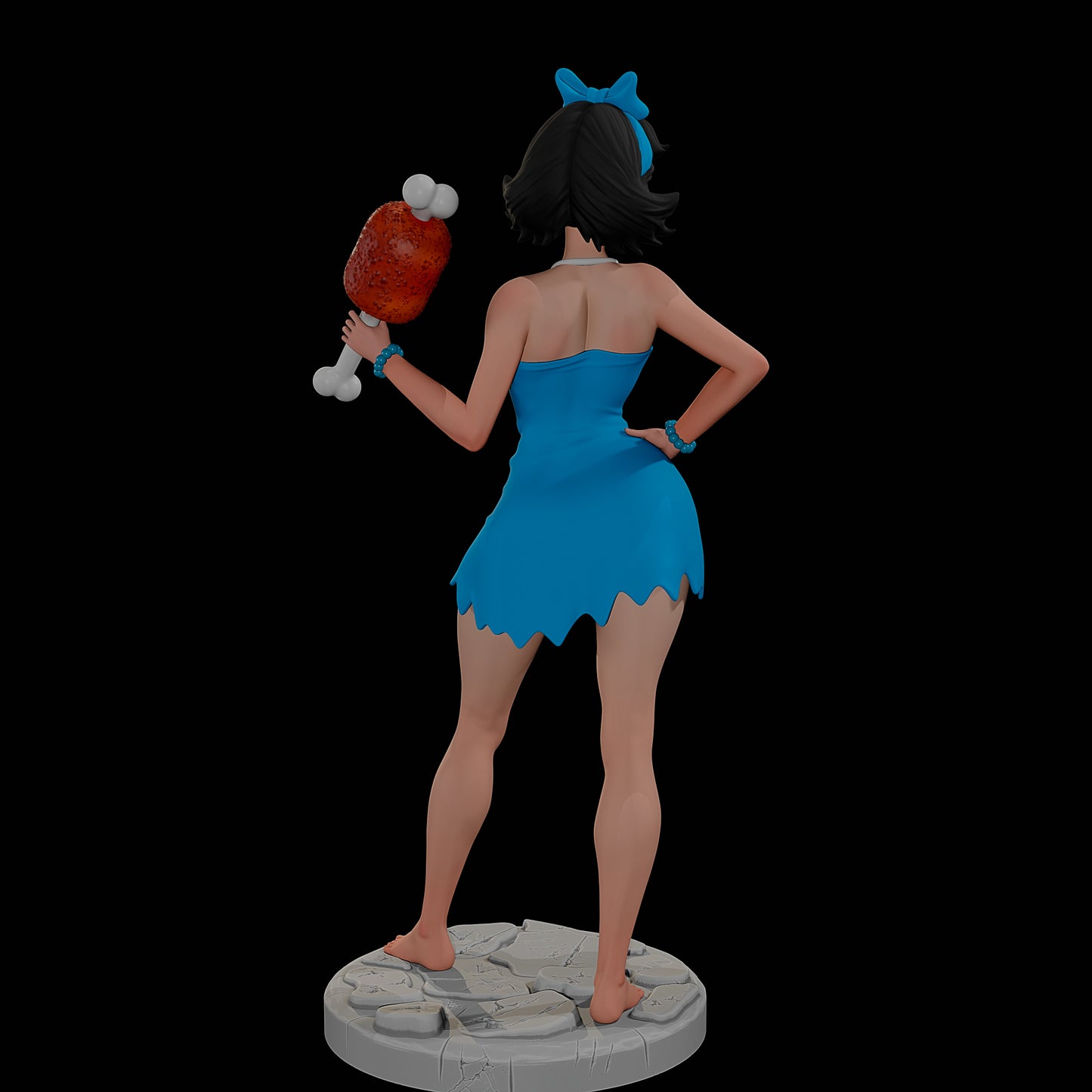 4058 Betty Rubble NSFW - The Flintstones - STL 3D Print Files