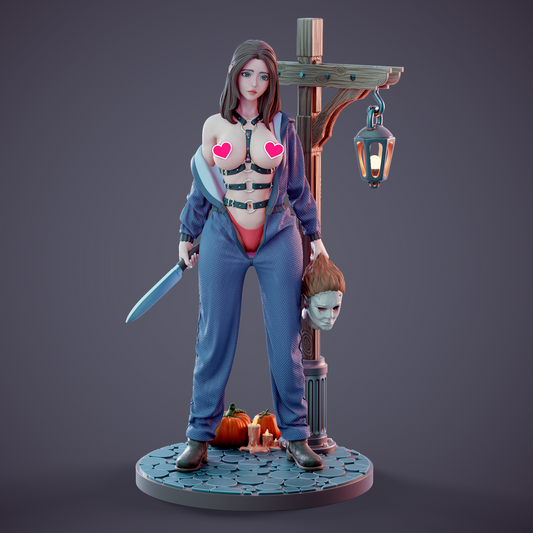 3158 Halloween Girl NSFW - STL 3D Print Files