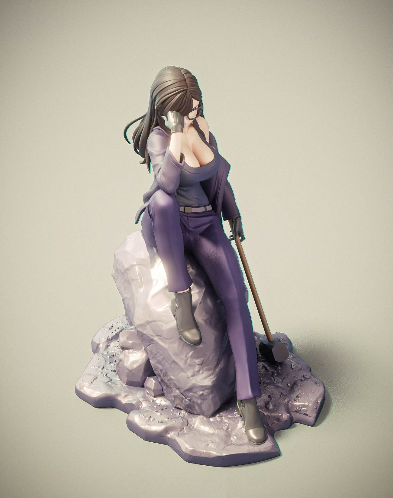2888 Hizuru Minakata - Summer Time Rendering - STL 3D Print Files