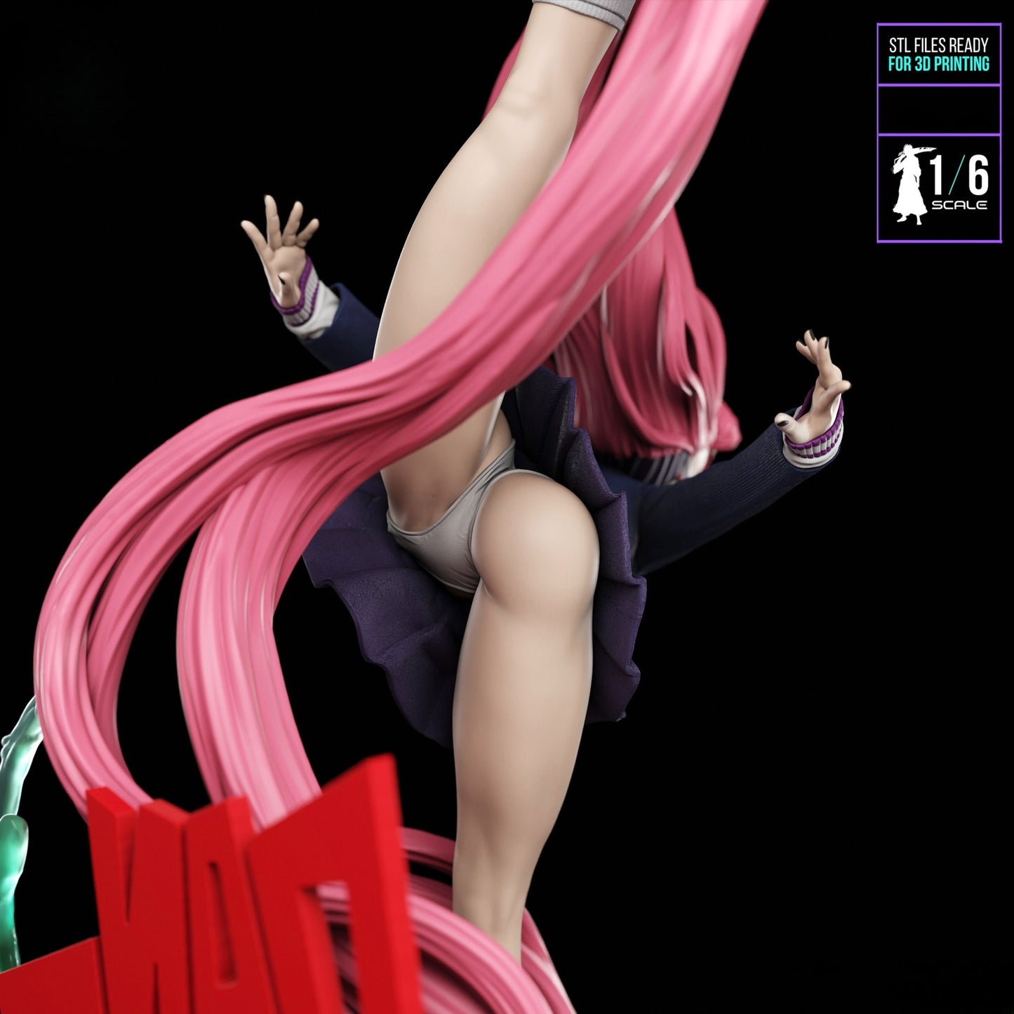 3996 Aira Shiratori - Dandadan - STL 3D Print Files
