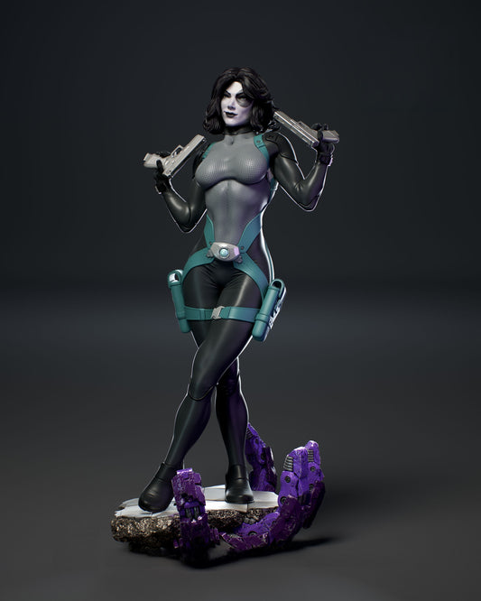 1710 Domino - Marvel Comics - STL 3D Print Files