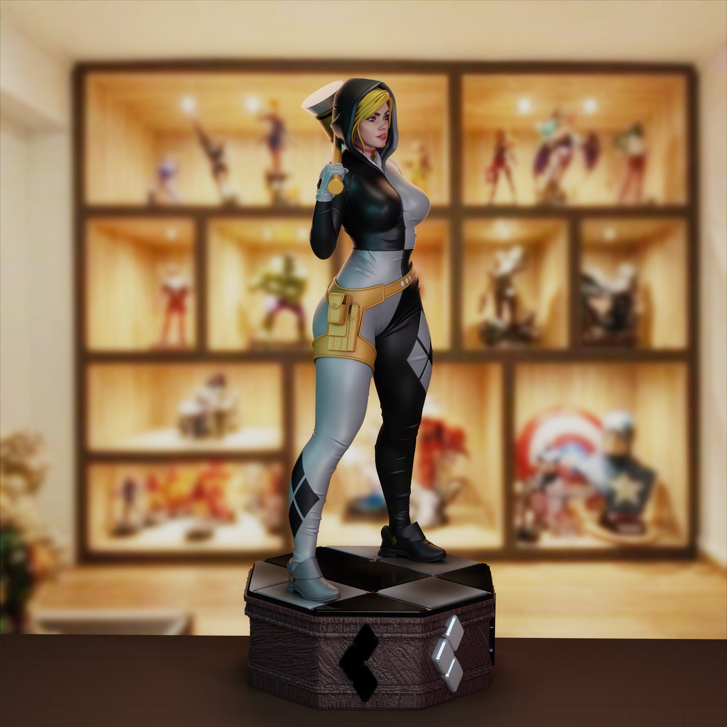4169 Harley Quinn Noir NSFW - STL 3D Print Files