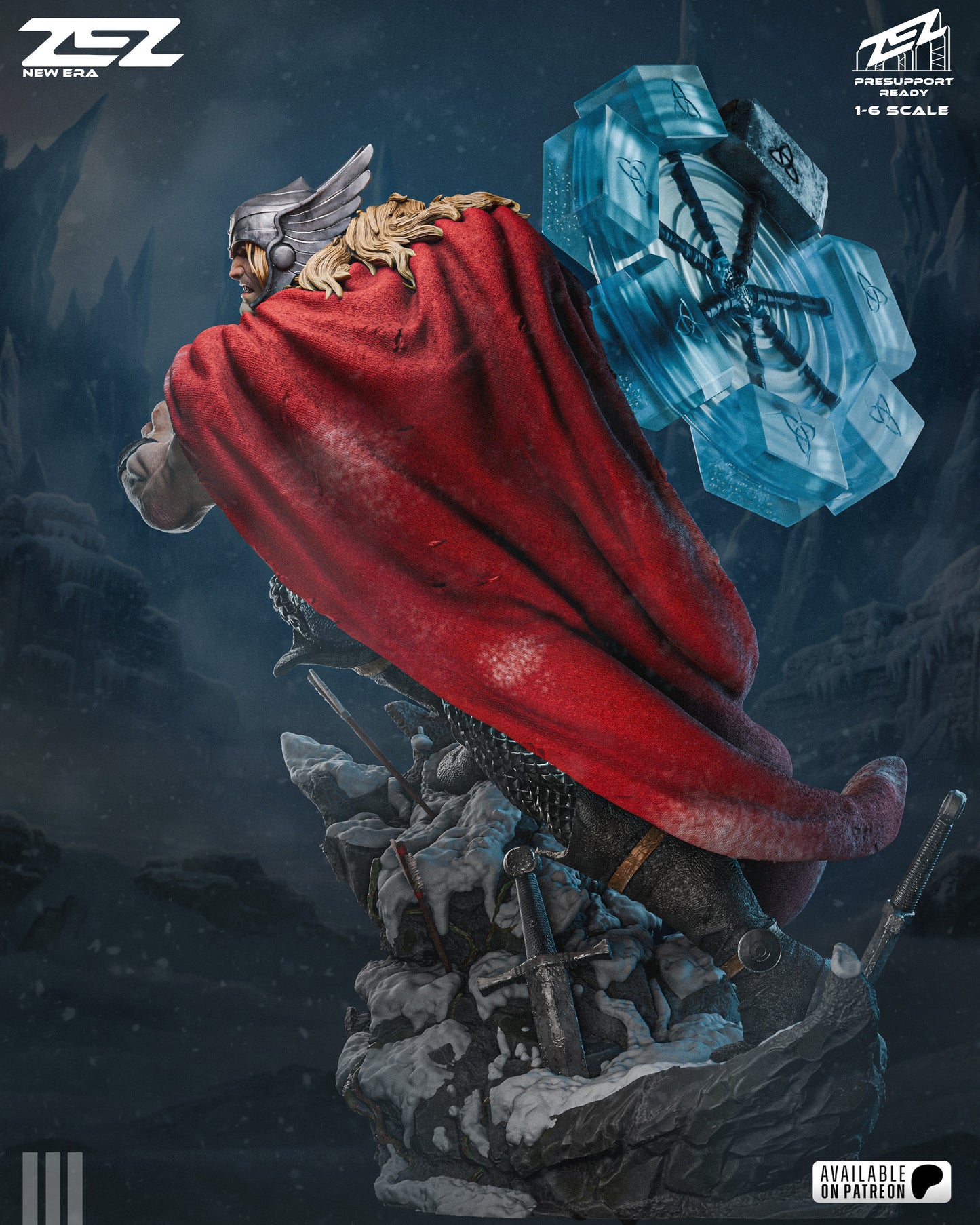 4974 Thor - Marvel Comics - STL 3D Print Files