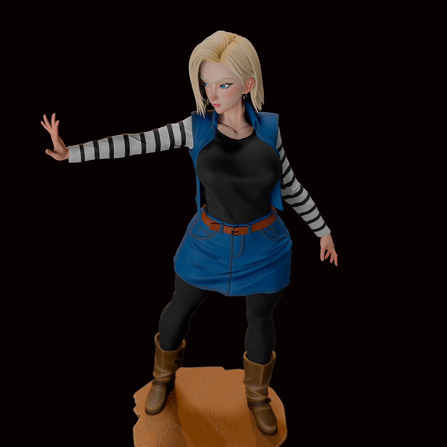 3763 Android 18 NSFW - Dragon Ball - STL 3D Print Files