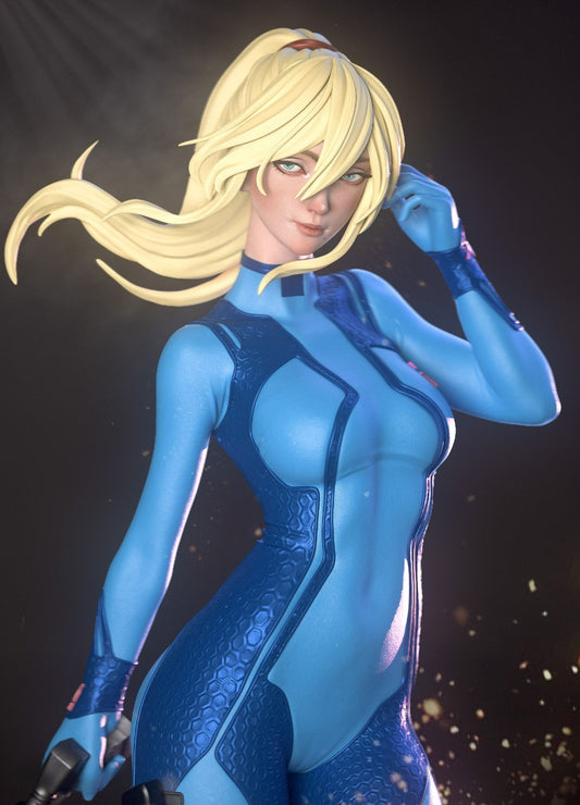 3633 Samus Aran NSFW - Metroid - STL 3D Print Files