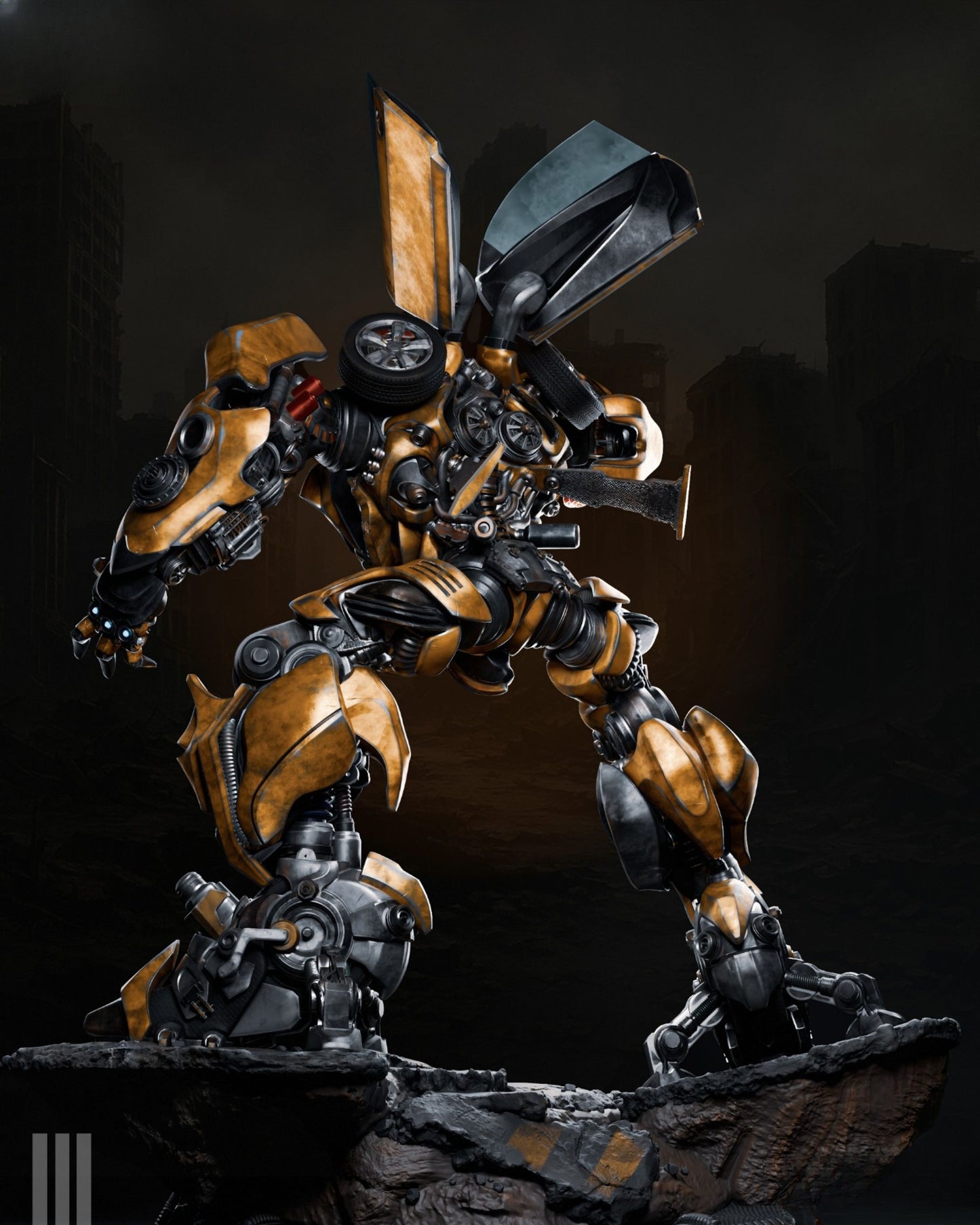 4032 Bumblebee - Transformers - STL 3D Print Files