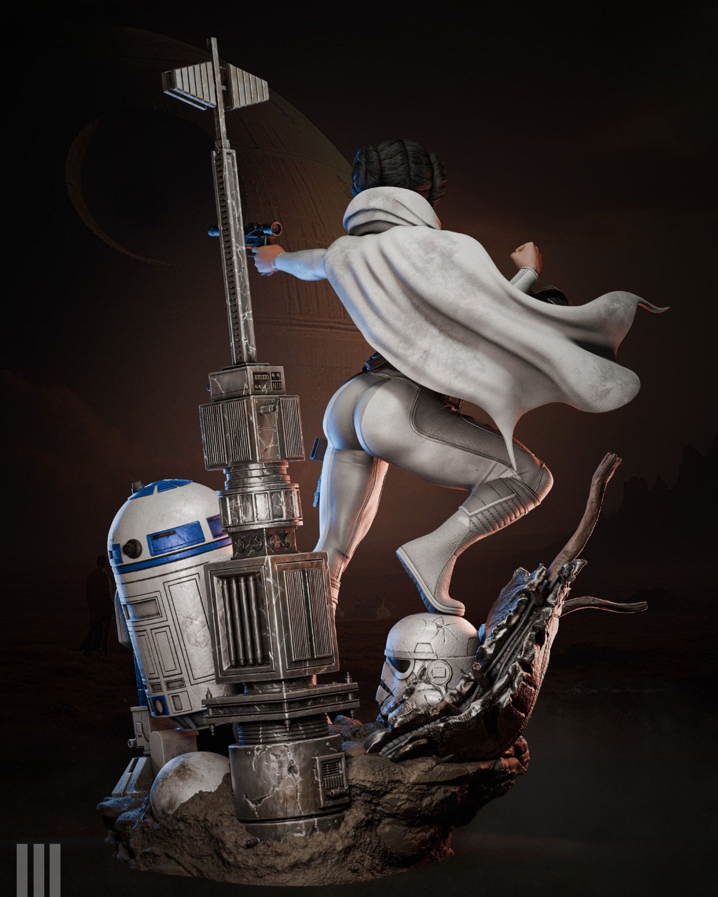 4173 Princess Leia - Star Wars - STL 3D Print Files