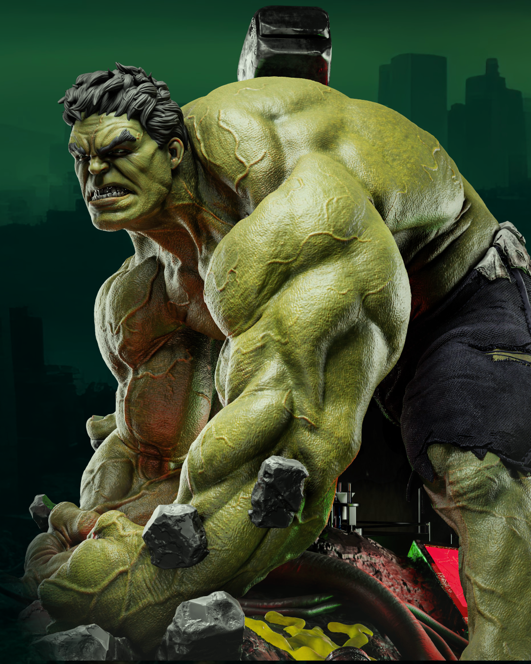 2080 The Hulk - Marvel Comics - STL 3D Print Files
