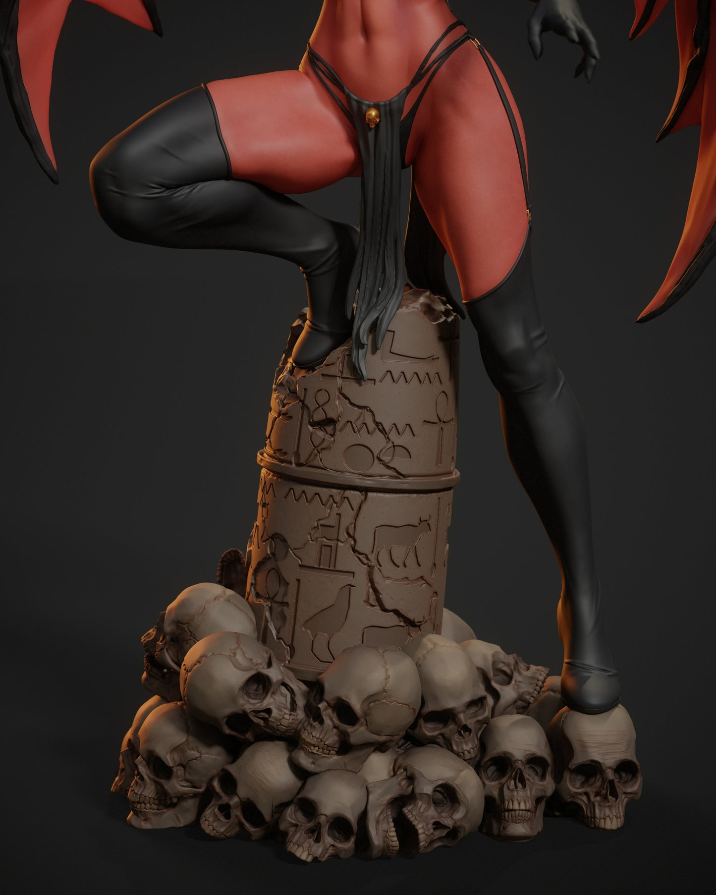 3577 Purgatori - Lady Death - STL 3D Print Files