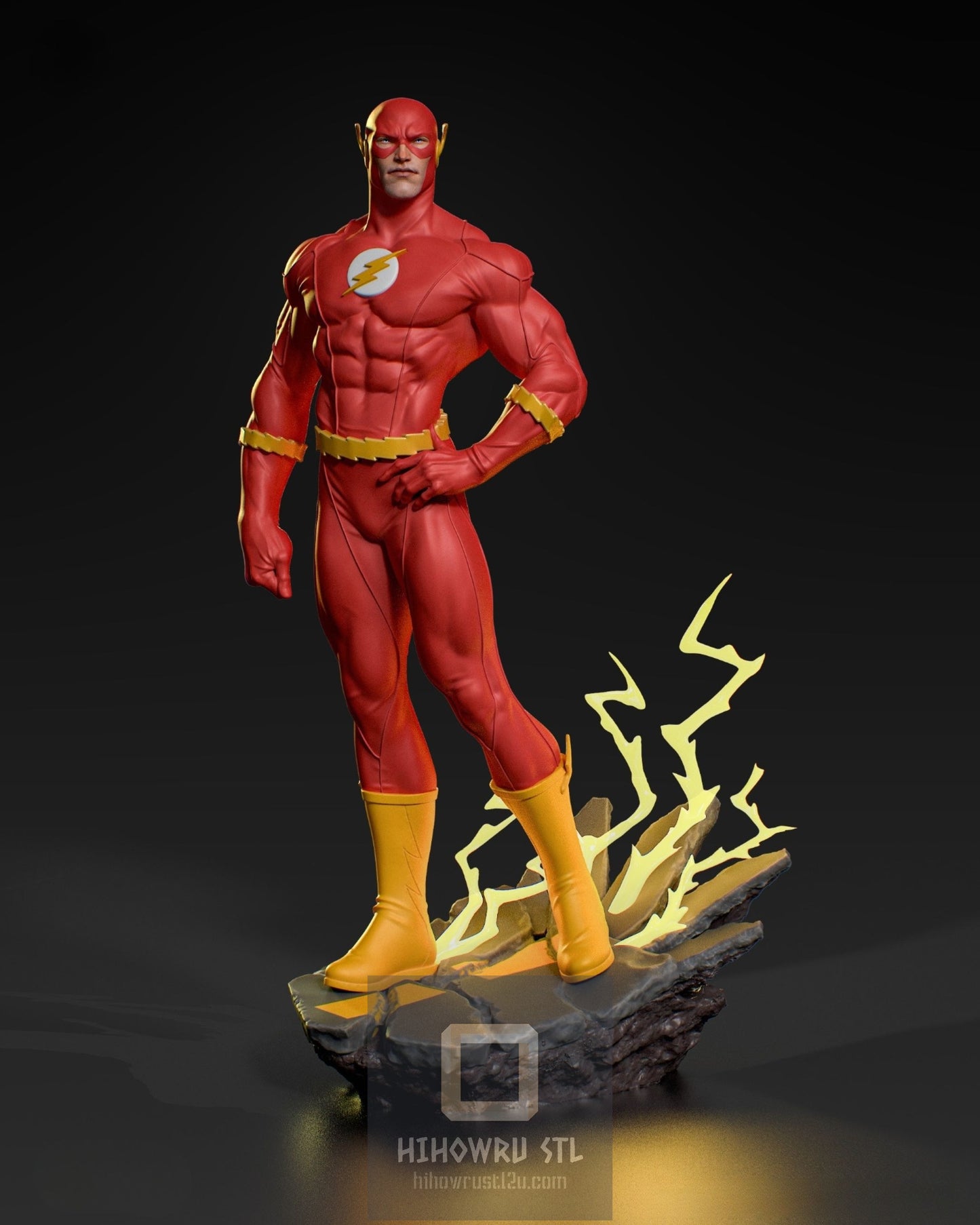 4339 The Flash - DC Comics - STL 3D Print Files