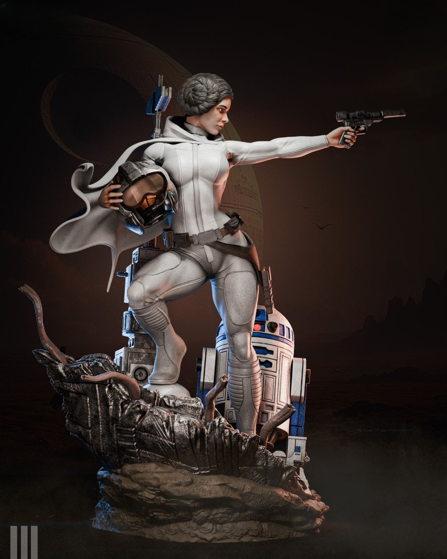 4173 Princess Leia - Star Wars - STL 3D Print Files