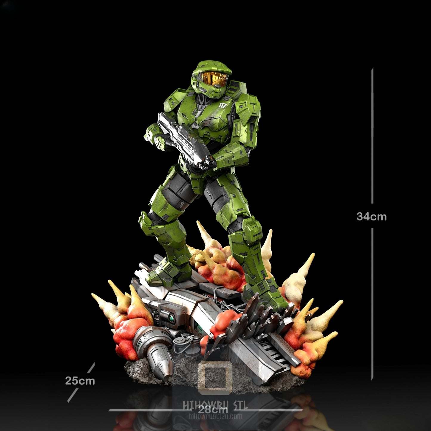 4861 Master Chief - Halo Infinite - STL 3D Print Files
