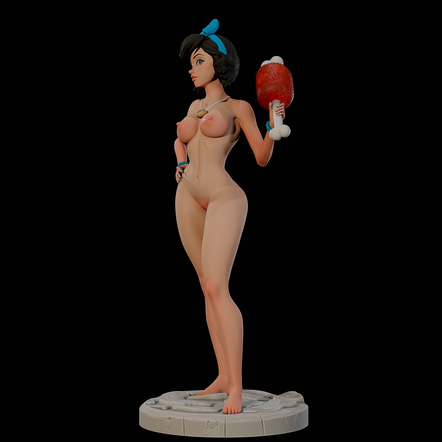 4058 Betty Rubble NSFW - The Flintstones - STL 3D Print Files