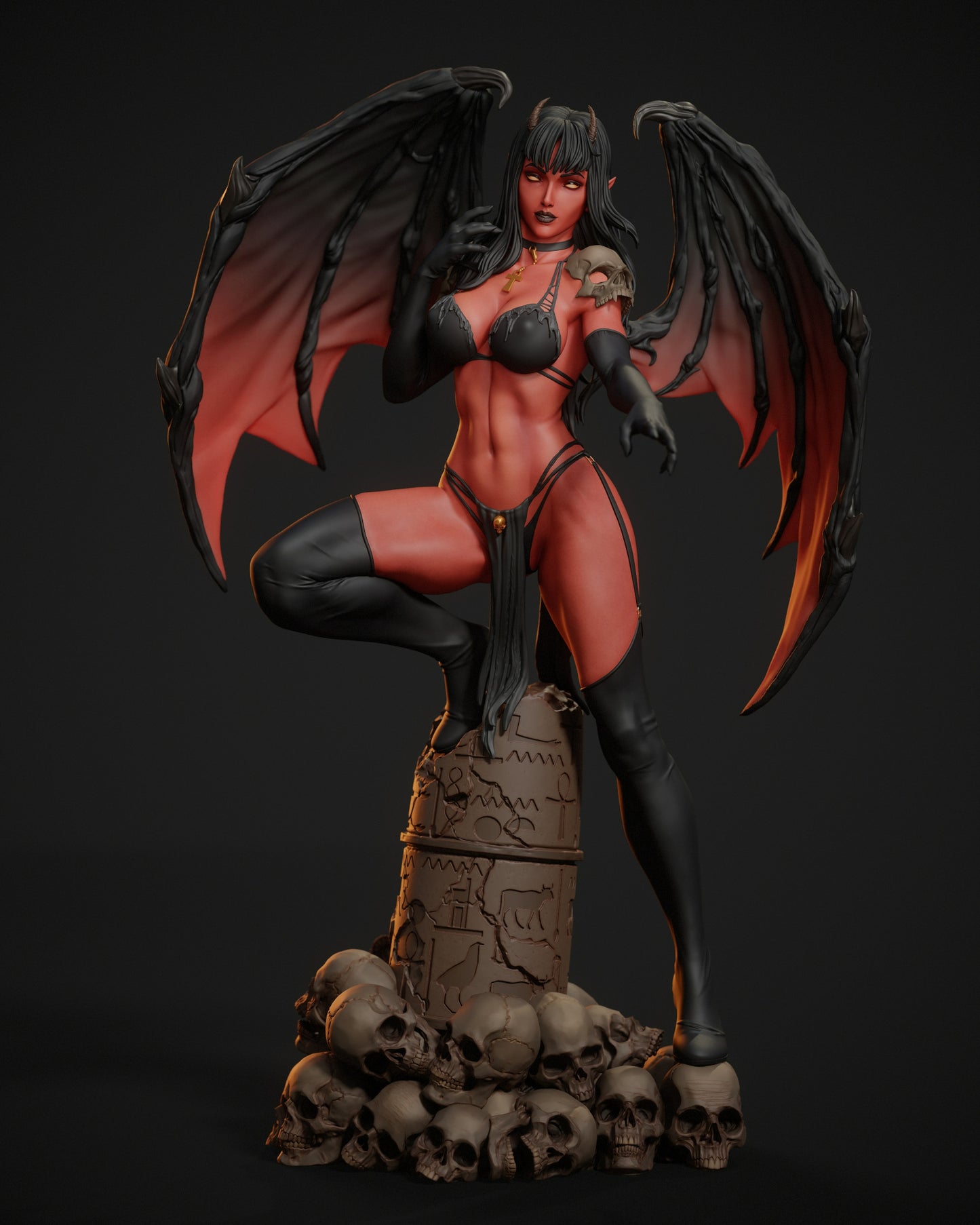 3577 Purgatori - Lady Death - STL 3D Print Files