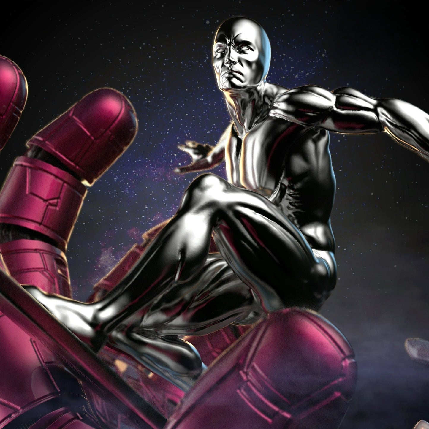 3195 Silver Surfer - Marvel Comics - STL 3D Print Files