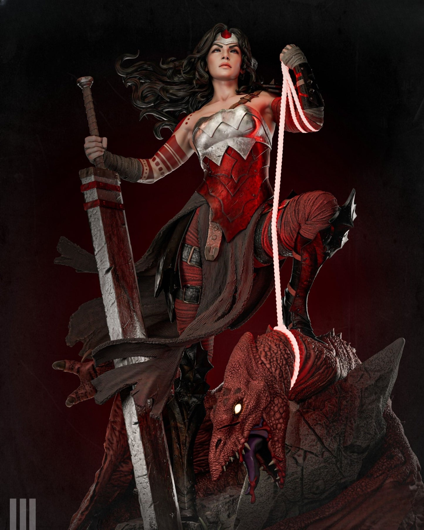 3840 Wonder Woman - DC Comics - STL 3D Print Files