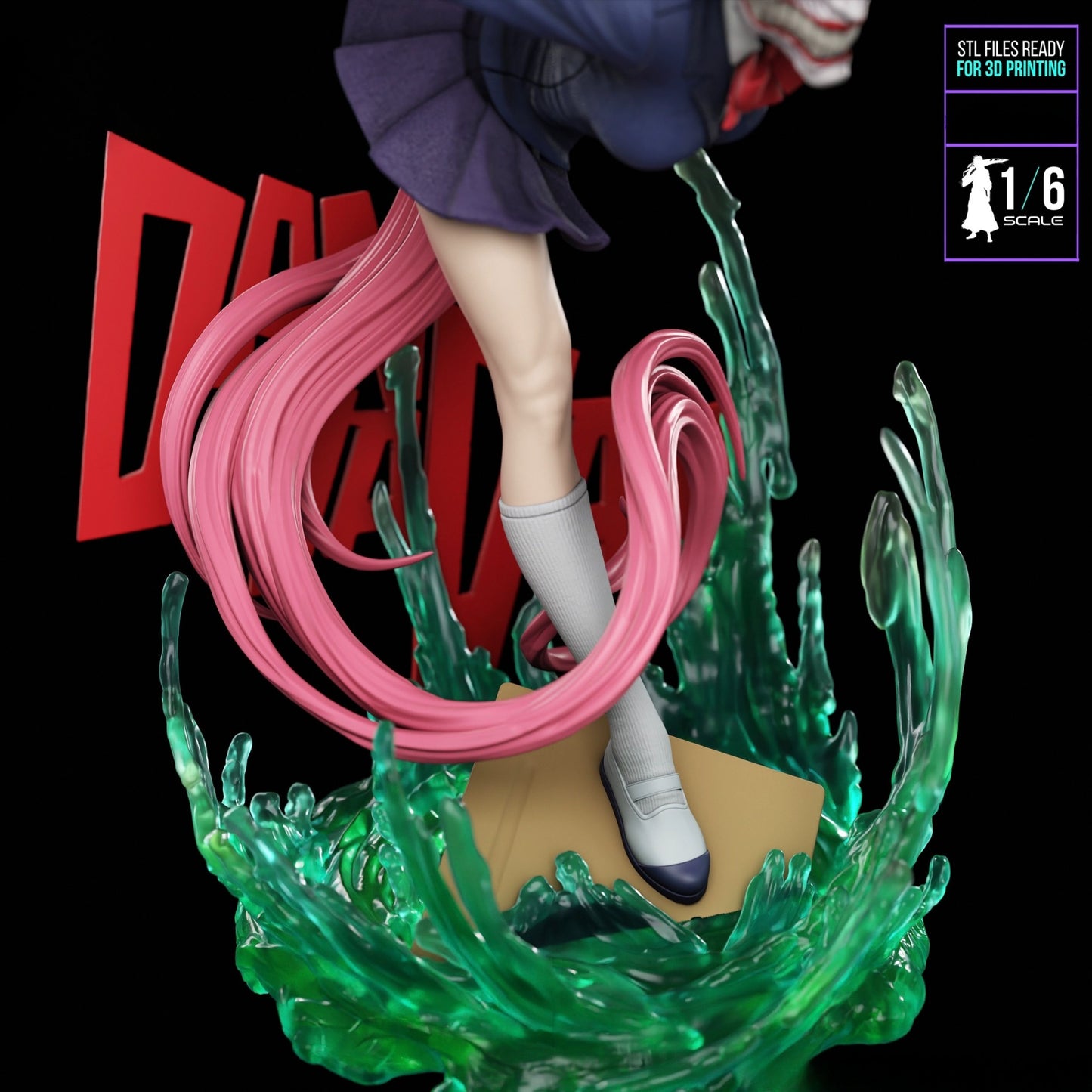 3996 Aira Shiratori - Dandadan - STL 3D Print Files