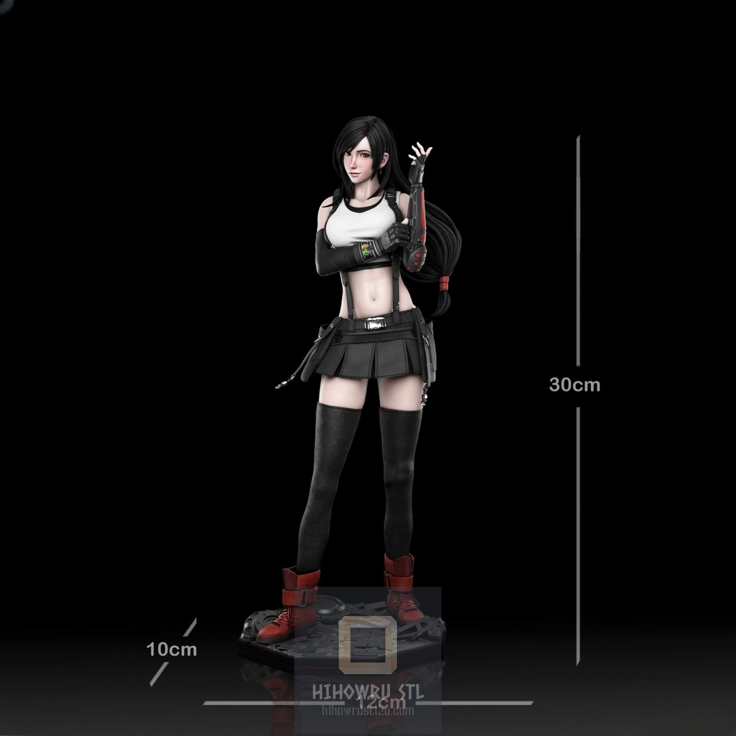 4604 Tifa Lockhart - Final Fantasy - STL 3D Print Files