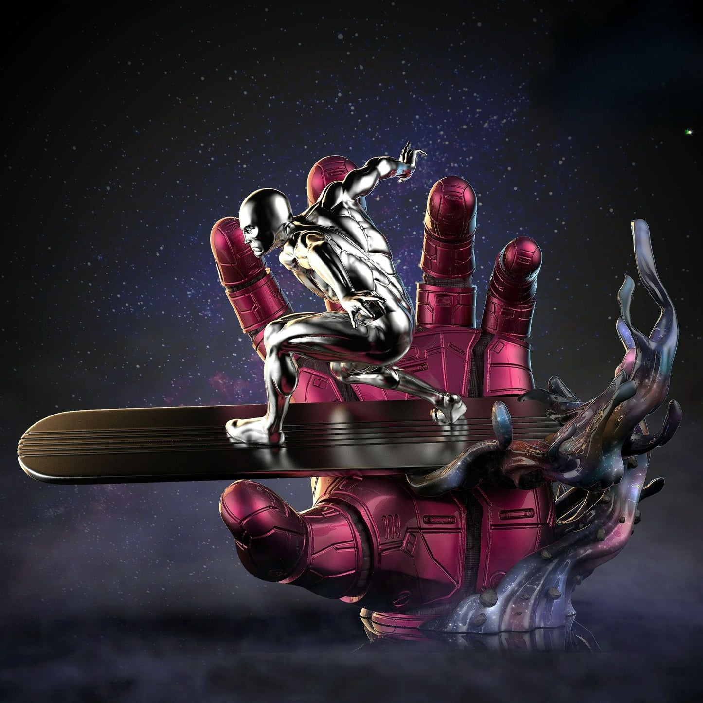 3195 Silver Surfer - Marvel Comics - STL 3D Print Files