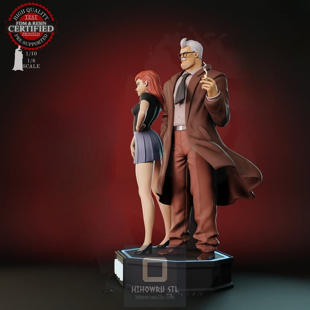 4335 Jim Gordon AND Batgirl - DC Comics - STL 3D Print Files