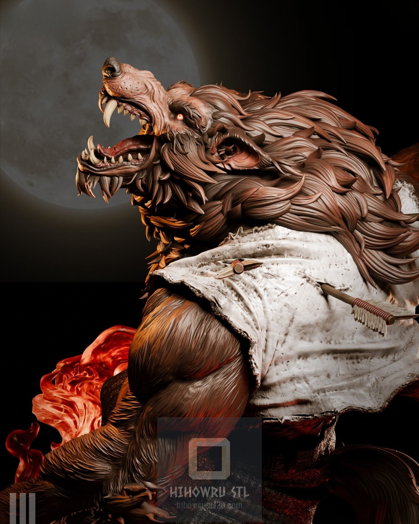 4474 Werewolf - Werewolf by Night - STL 3D Print Files