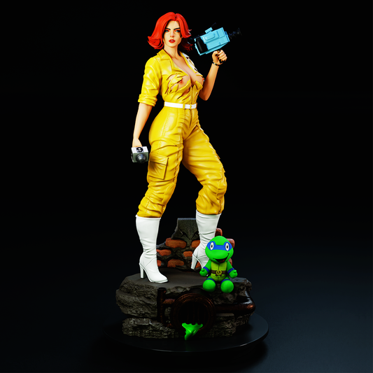 2751 April O'Neil NSFW - TMNT - STL 3D Print Files