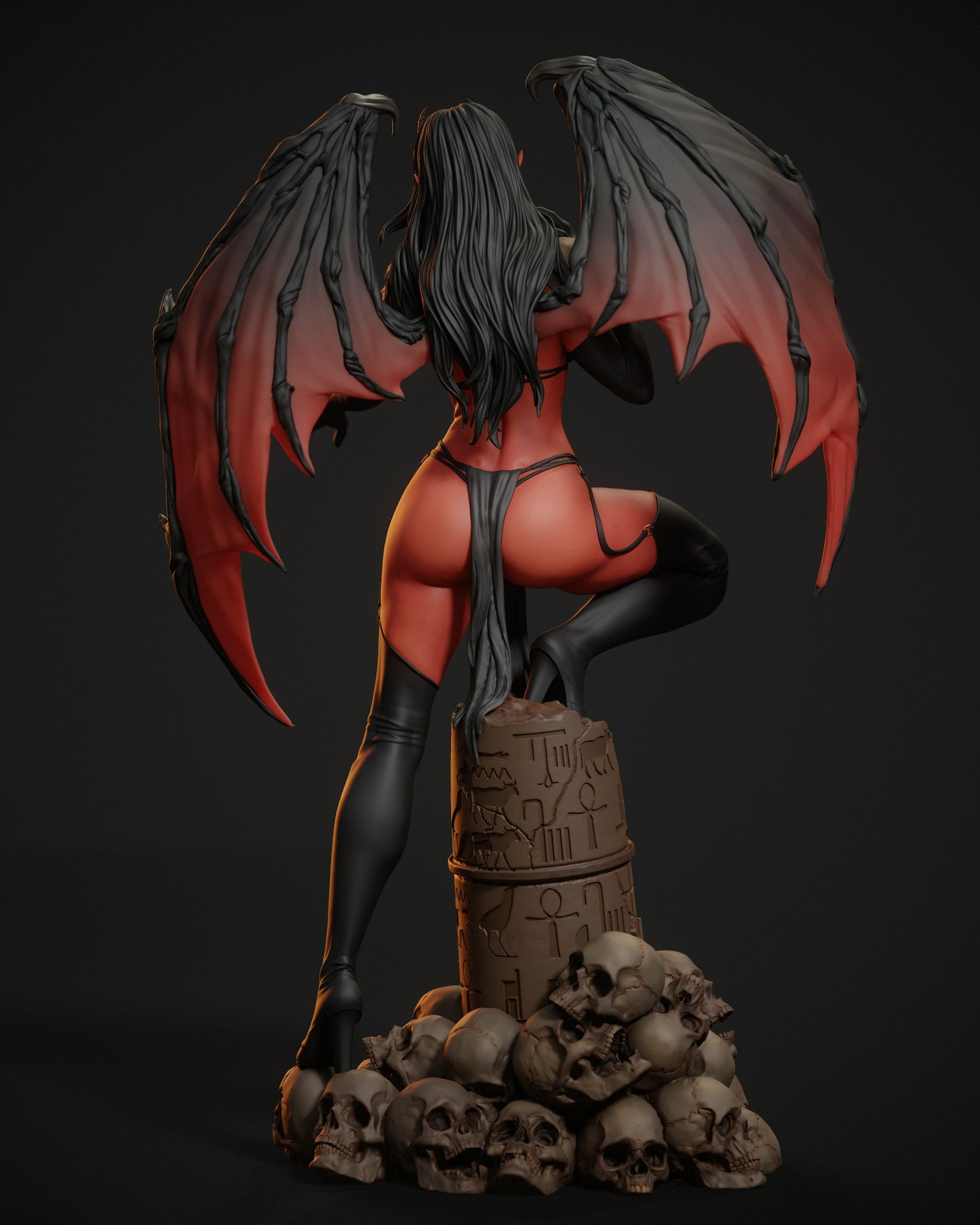3577 Purgatori - Lady Death - STL 3D Print Files