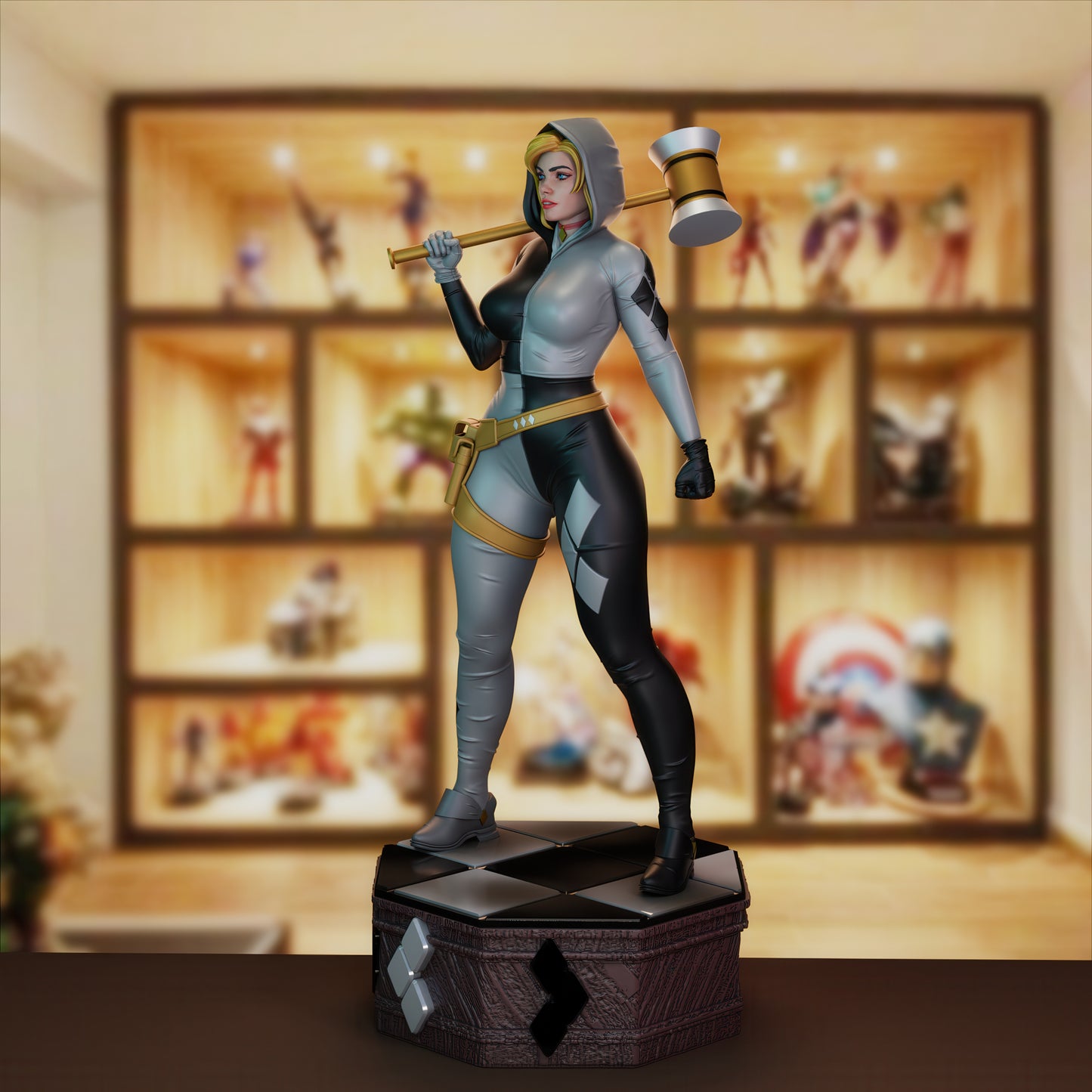 4169 Harley Quinn Noir NSFW - STL 3D Print Files