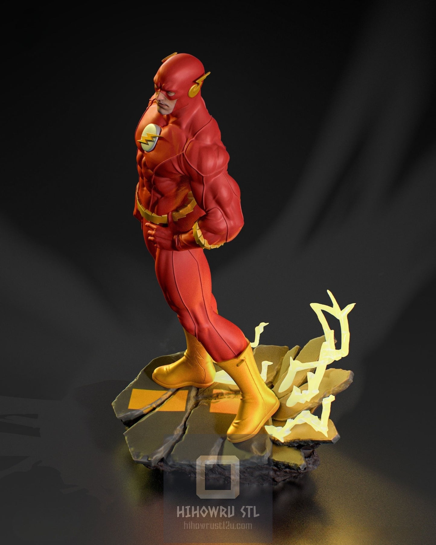 4339 The Flash - DC Comics - STL 3D Print Files