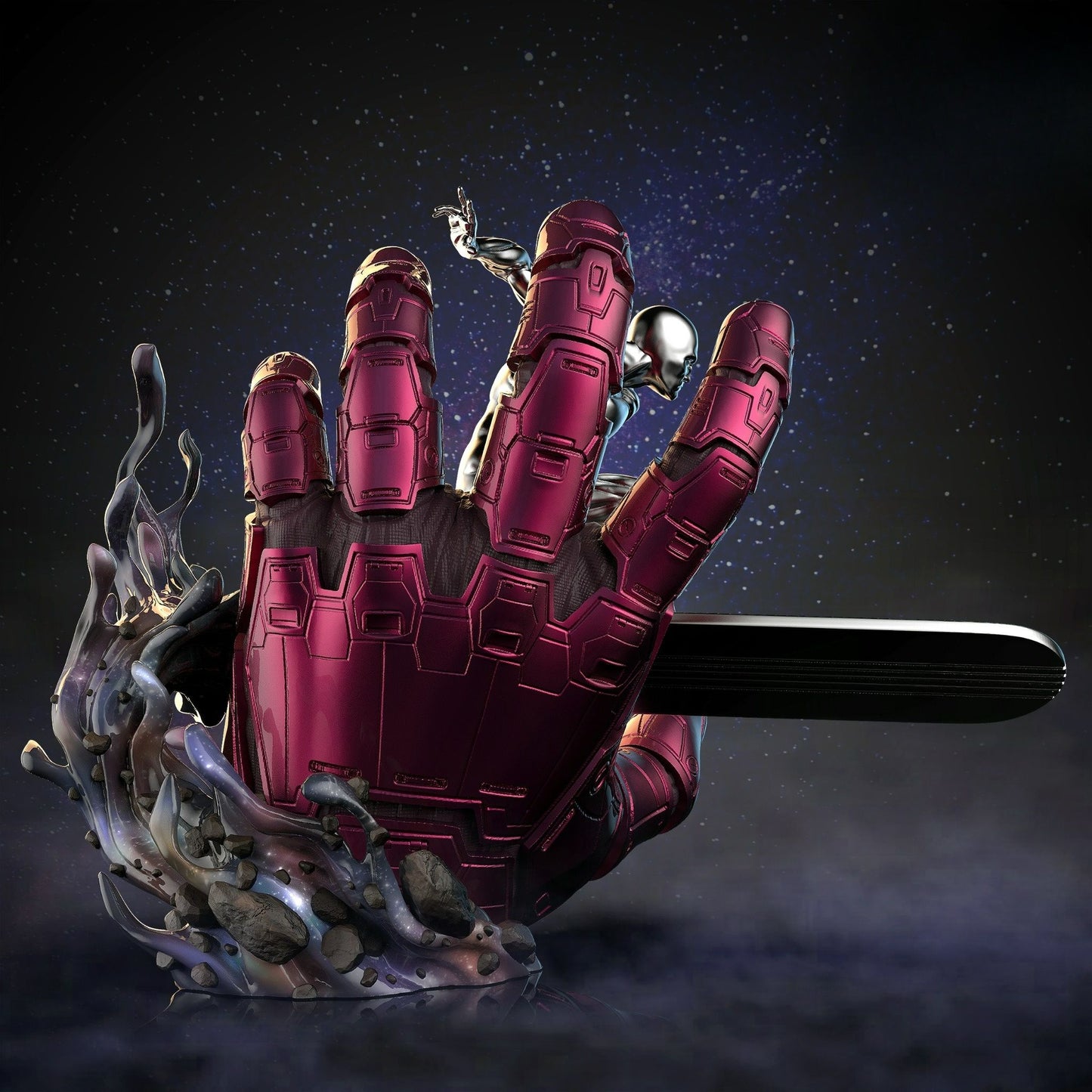 3195 Silver Surfer - Marvel Comics - STL 3D Print Files