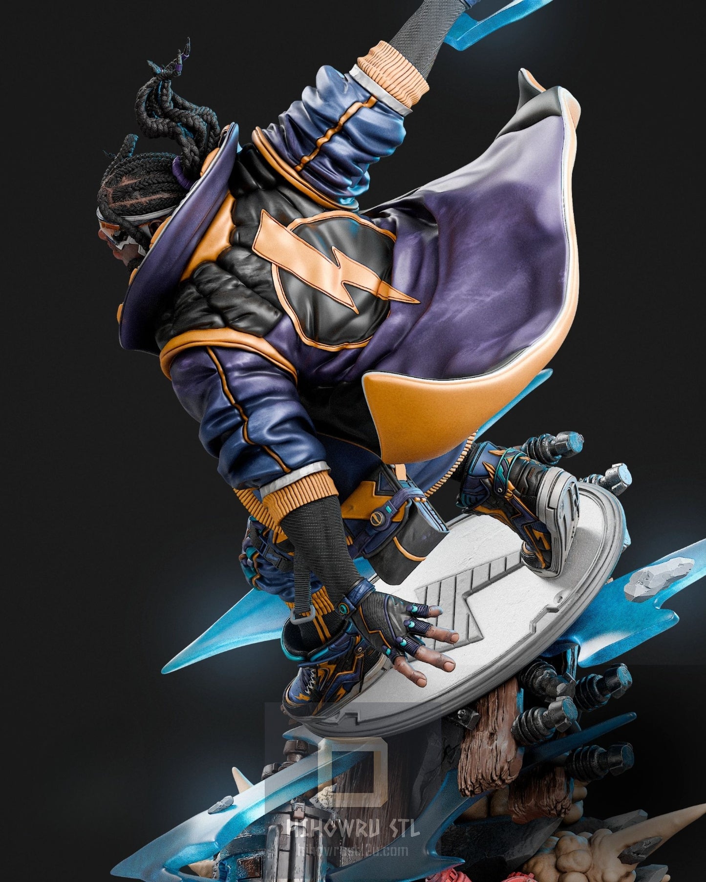 4567 Static Shock - DC Comics - STL 3D Print Files