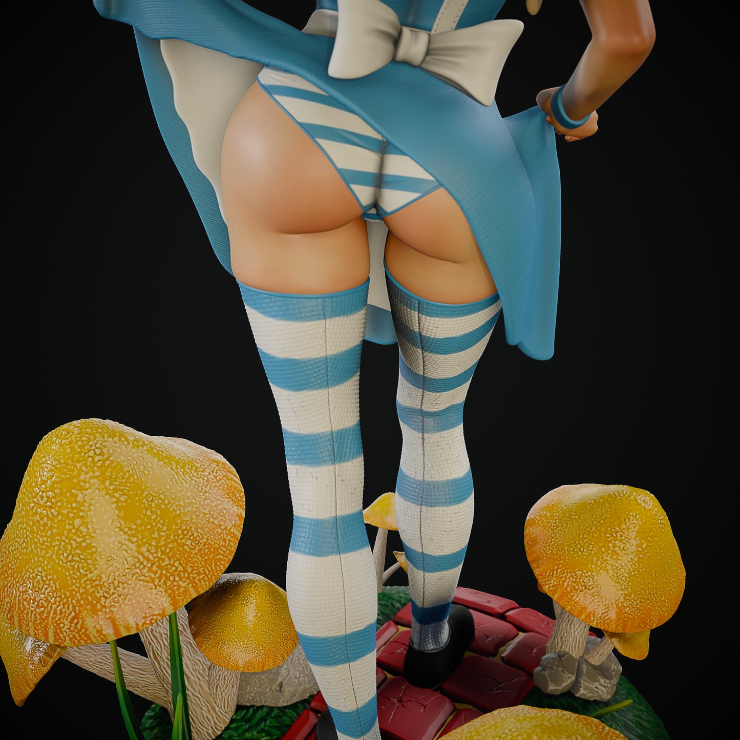 2879 Alice NSFW - Alice in Wonderland - STL 3D Print Files