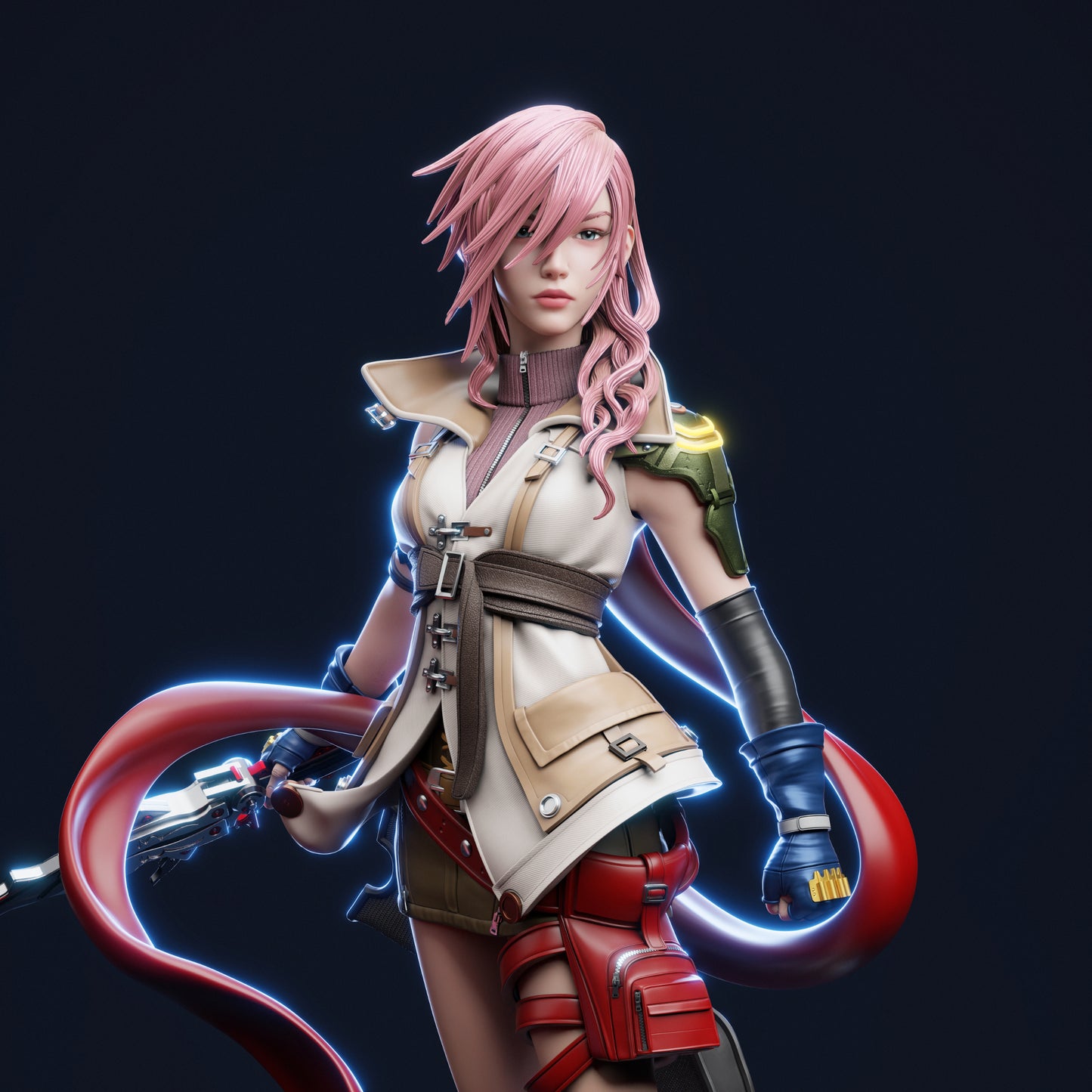4267 Lightning - Final Fantasy - STL 3D Print Files