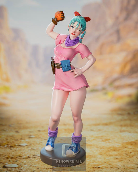 5112 Bulma NSFW - Dragon Ball - STL 3D Print Files