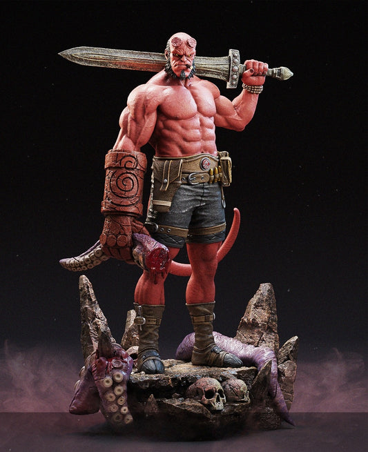 2910 Hellboy - STL 3D Print Files