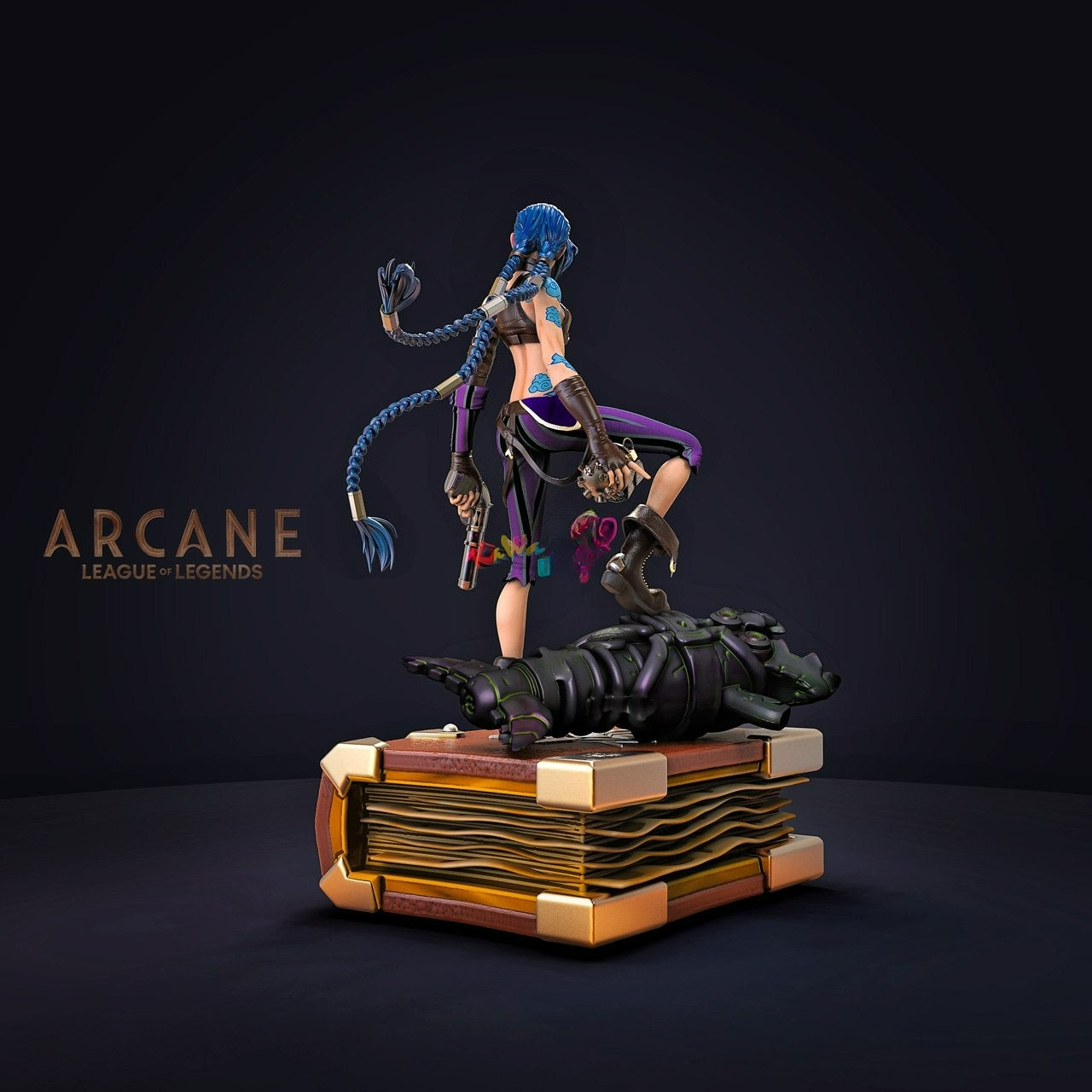 3428 Jinx - League of Legends - STL 3D Print Files