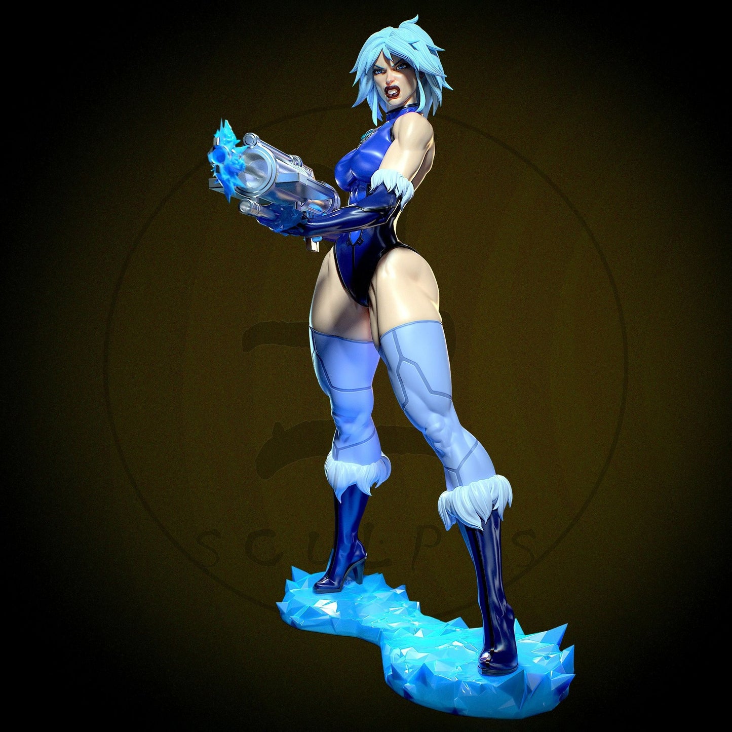 3638 Killer Frost NSFW - DC COMICS - STL 3D Print Files