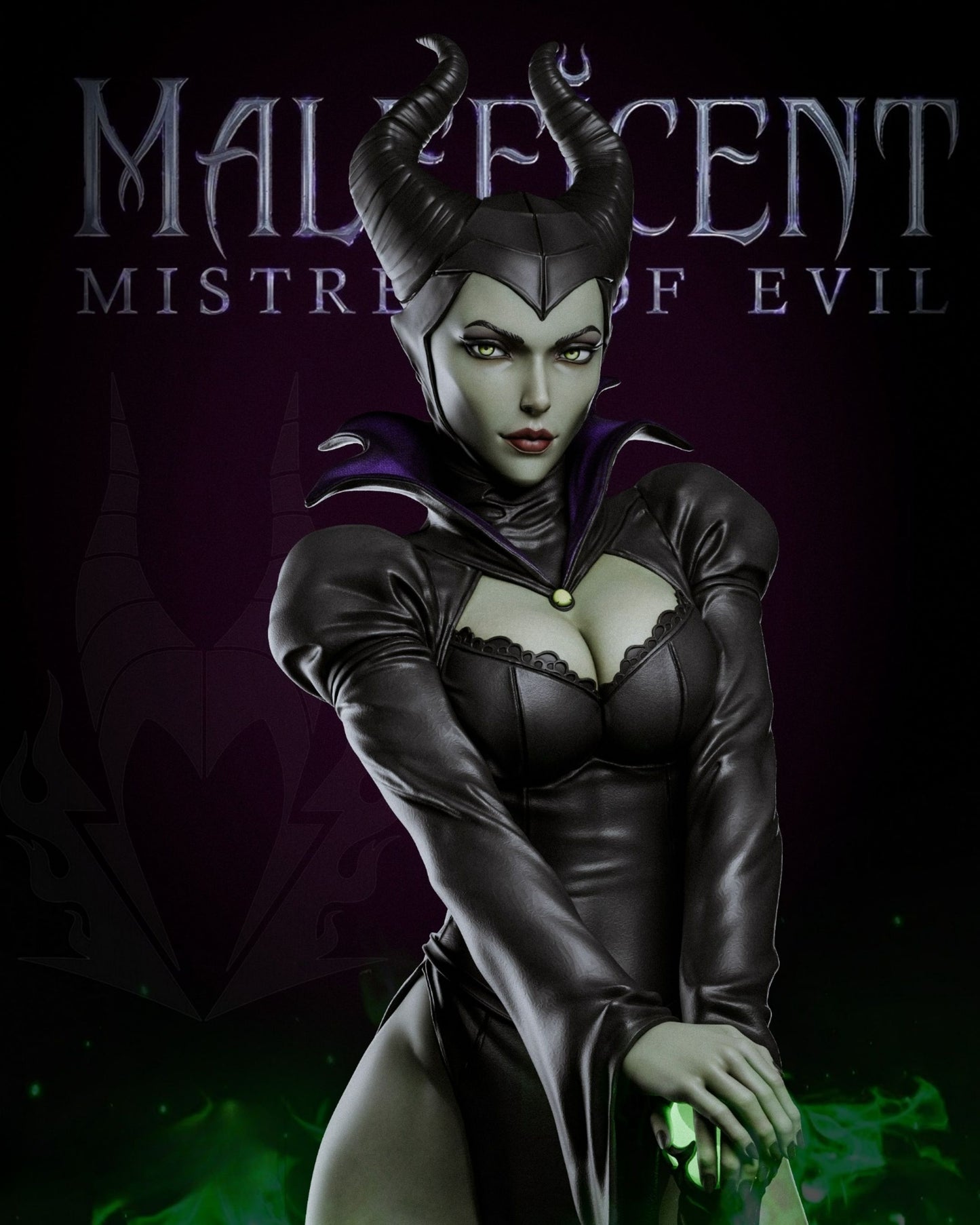 3813 Maleficent - STL 3D Print Files
