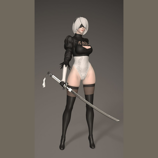 3827 2B - NIER AUTOMATA - STL 3D Print Files