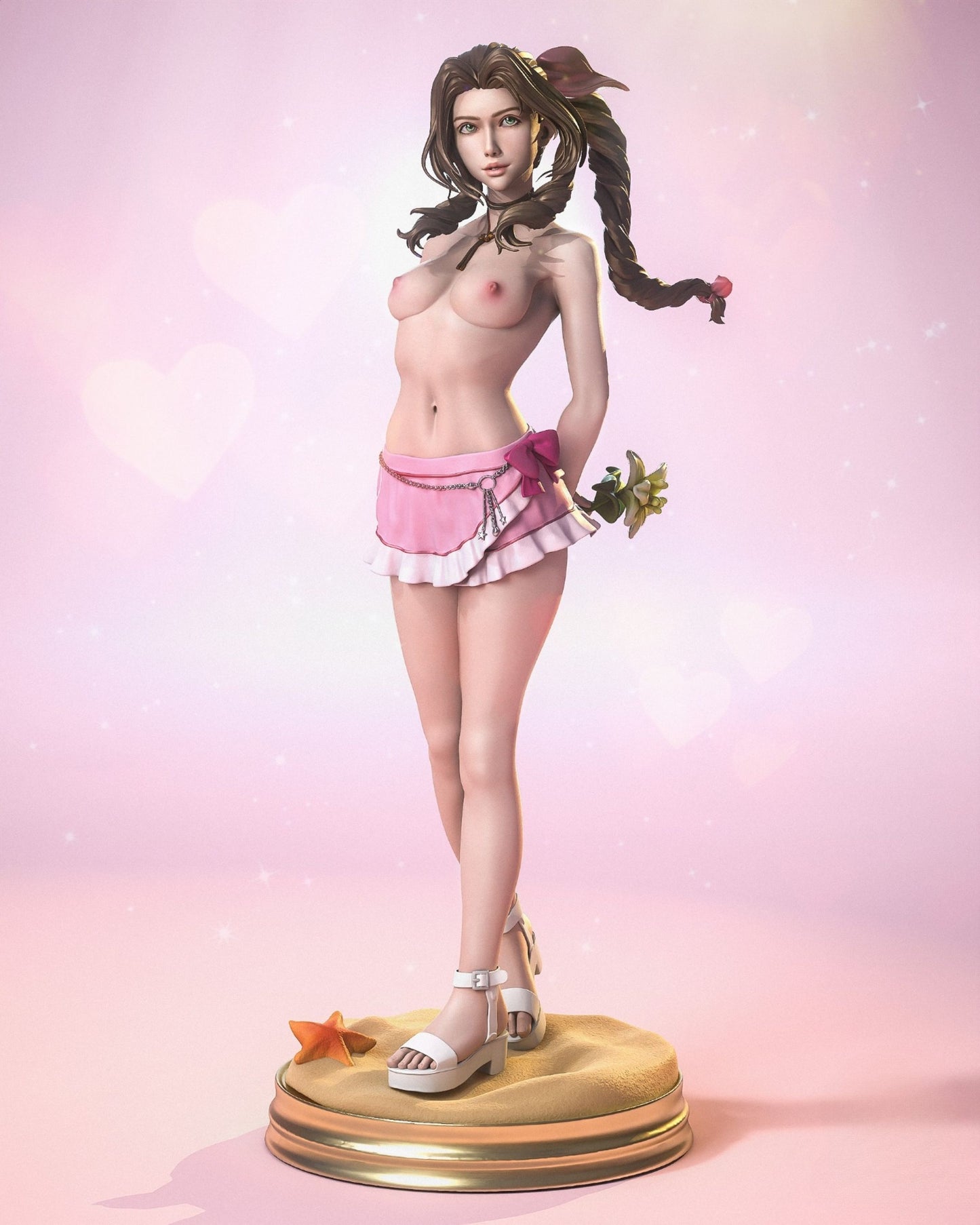 3855 Aerith Gainsborough NSFW - Final Fantasy - STL 3D Print Files