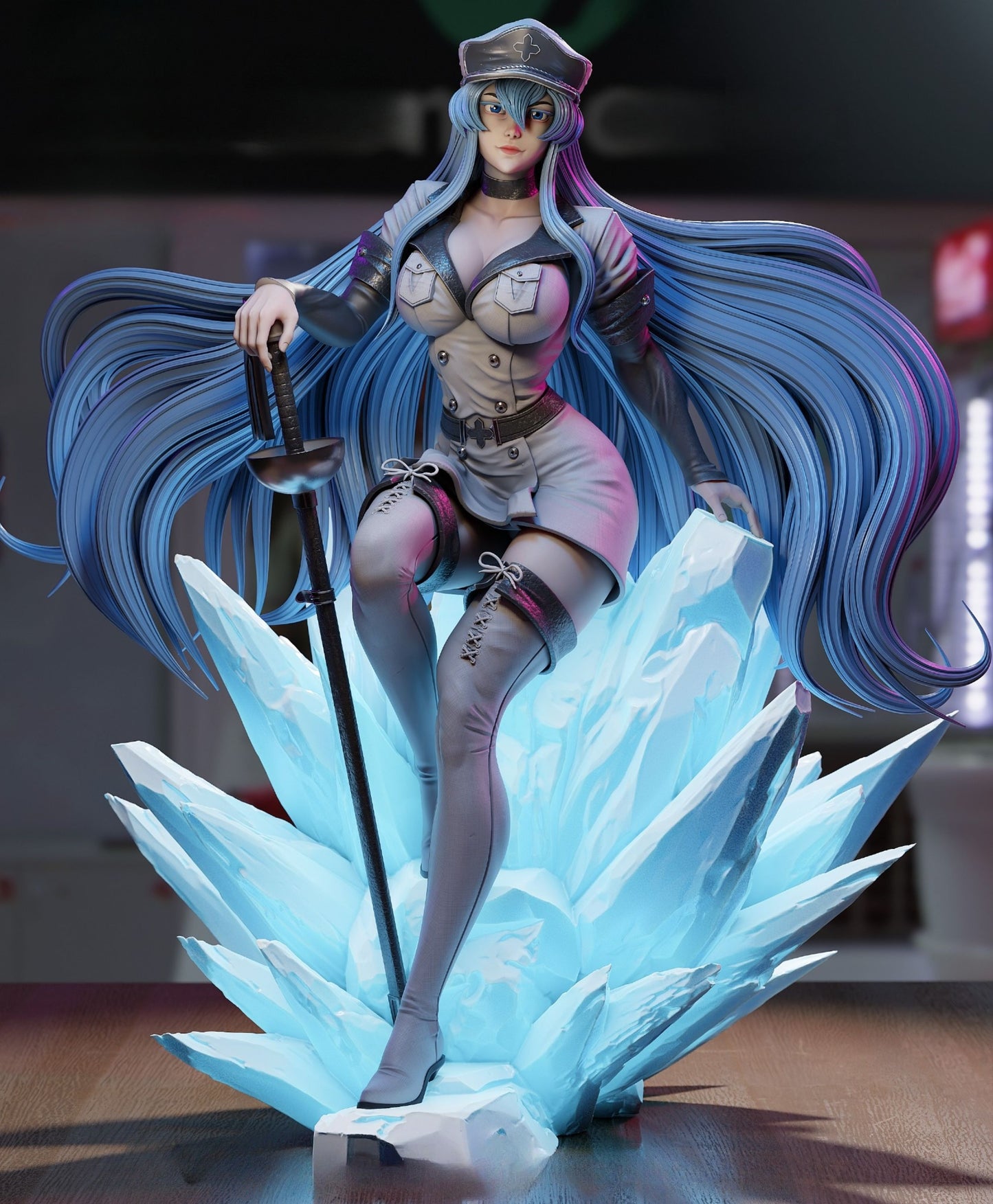 3865 Esdeath NSFW - Akame Ga Kill! - STL 3D Print Files