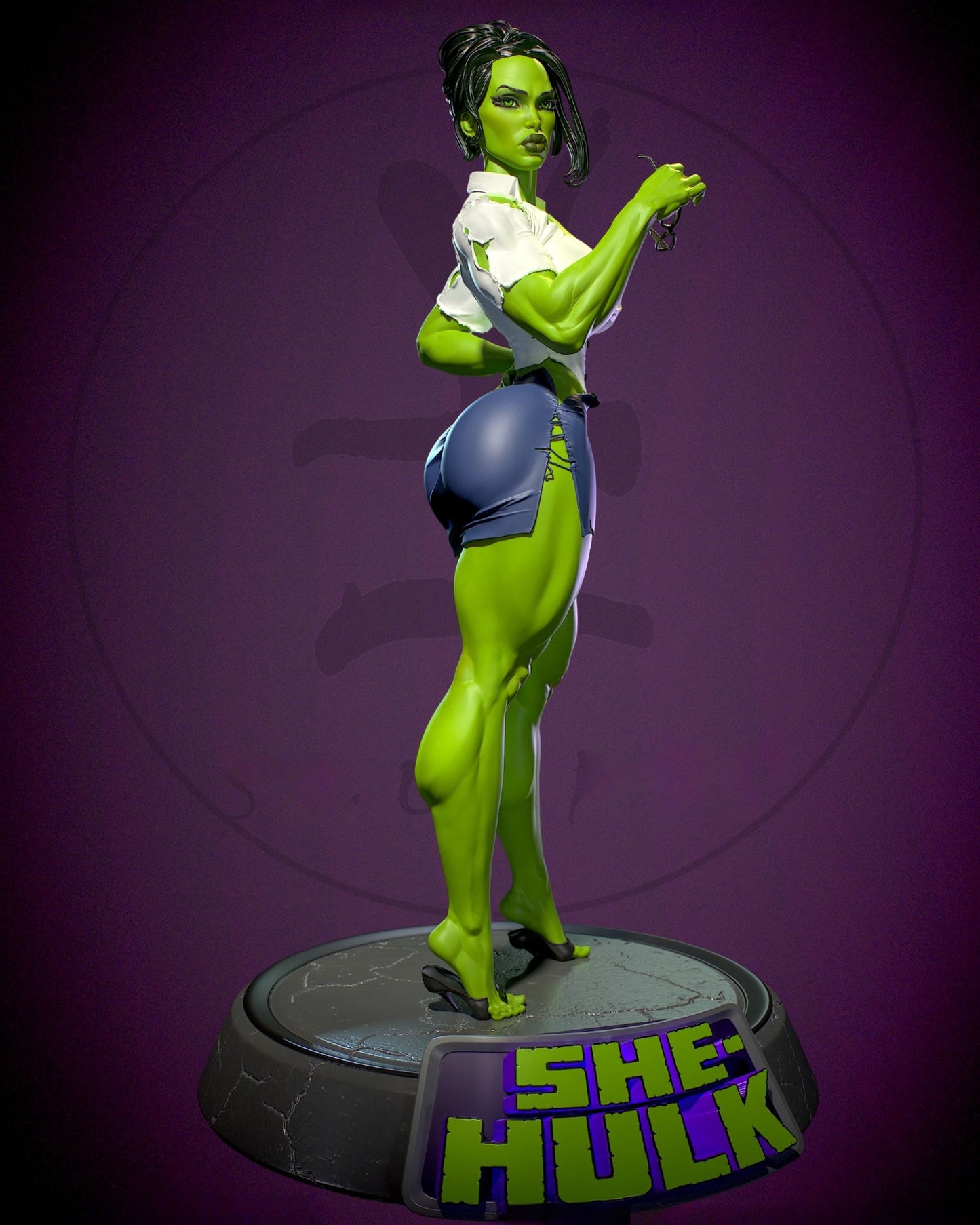 3973 She Hulk NSFW - Marvel Comics - STL 3D Print Files