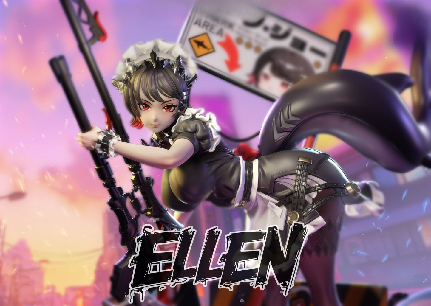 3979 Ellen Joe NSFW - Zenless Zone Zero - STL 3D Print Files