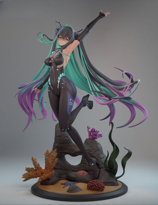 3989 Little Mermaid- Nikke Goddess of Victory - STL 3D Print Files