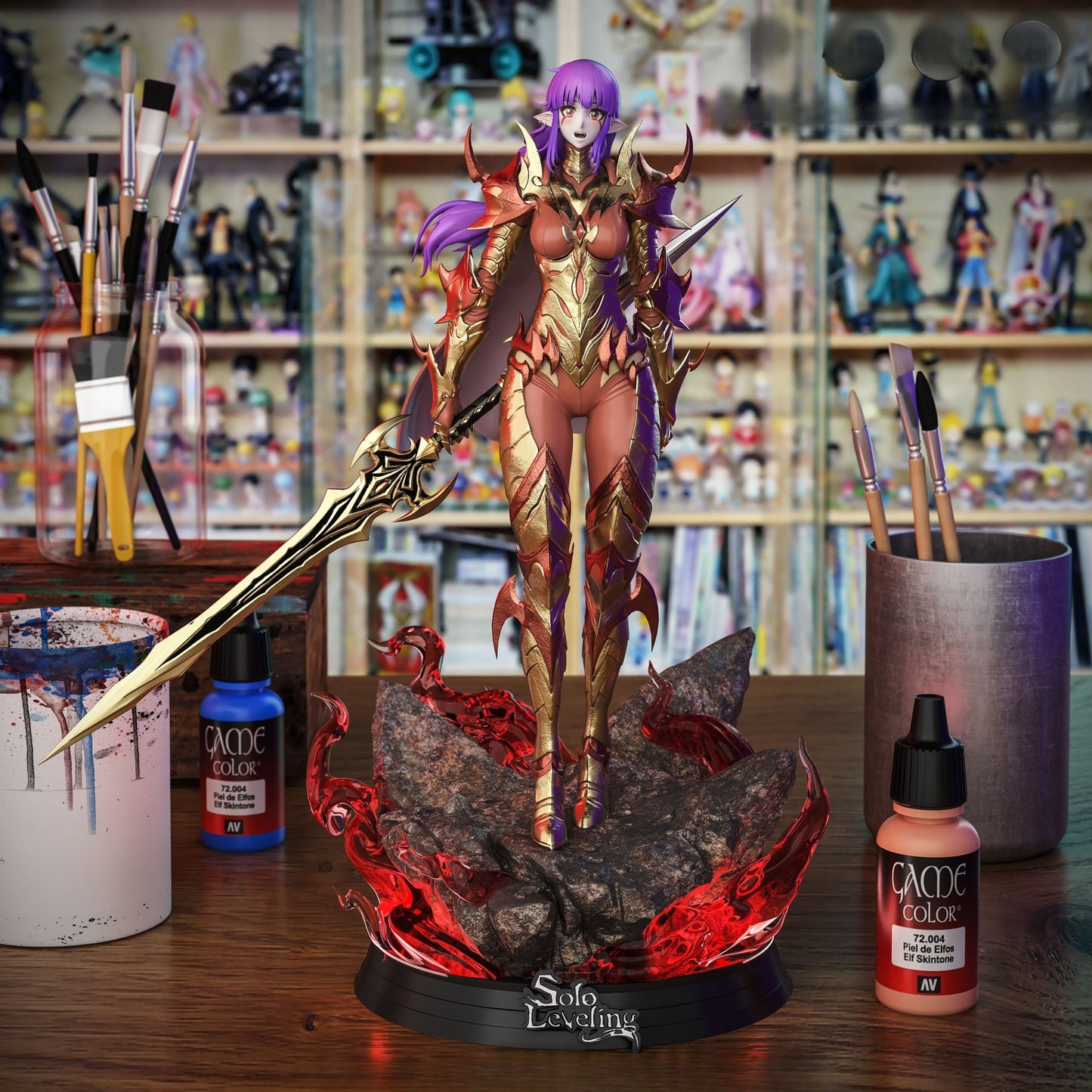 4034 Esil Radiru - Solo Leveling - STL 3D Print Files