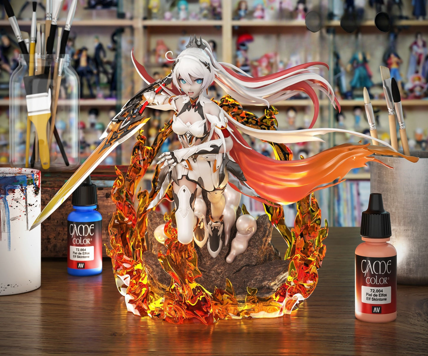4035 Herrscher of Flamescion - Honkai Impact 3 - STL 3D Print Files