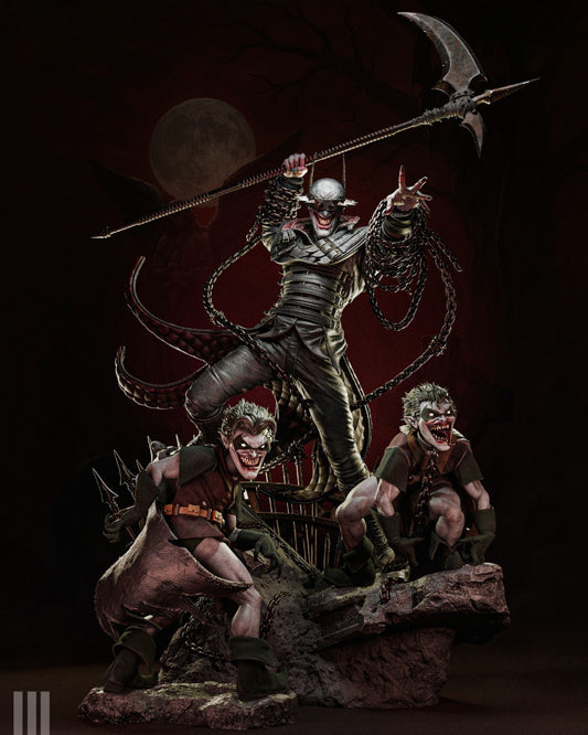 4139 Batman Who Laughs - Bruce Wayne - STL 3D Print Files